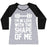 Virgin Teez  Baseball Tee Women's Tri-Blend Baseball Tee / small / Athletic Gray / Black I'M IN LOVE WITH THE SHAPE OF ME WOMEN'S TRI-BLEND BASEBALL TEE