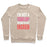 Virgin Teez  Pullover Crewneck Sweatshirt / x-small / Heathered Oatmeal I'M JUST A SKINNY GIRL TRYING TO GET JACKED CREWNECK SWEATSHIRT