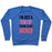 Virgin Teez  Pullover Crewneck Sweatshirt / x-small / Heathered Blue I'M JUST A SKINNY GIRL TRYING TO GET JACKED CREWNECK SWEATSHIRT