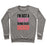 Virgin Teez  Pullover Crewneck Sweatshirt / x-small / Heathered Gray I'M JUST A SKINNY GIRL TRYING TO GET JACKED CREWNECK SWEATSHIRT