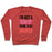 Virgin Teez  Pullover Crewneck Sweatshirt / x-small / Heathered Red I'M JUST A SKINNY GIRL TRYING TO GET JACKED CREWNECK SWEATSHIRT