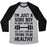 Virgin Teez  Baseball Tee Unisex Tri-Blend Baseball Tee / small / Athletic Gray / Black I'M JUST A SORE BOY UNISEX TRI-BLEND BASEBALL TEE