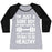 Virgin Teez  Baseball Tee Women's Tri-Blend Baseball Tee / small / Athletic Gray / Black I'M JUST A SORE BOY WOMEN'S TRI-BLEND BASEBALL TEE