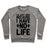 Virgin Teez  Pullover Crewneck Sweatshirt / x-small / Heathered Gray I'M JUST HERE BECAUSE I HAVE NO LIFE CREWNECK SWEATSHIRT