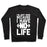 Virgin Teez  Pullover Crewneck Sweatshirt / x-small / Black I'M JUST HERE BECAUSE I HAVE NO LIFE CREWNECK SWEATSHIRT