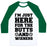Virgin Teez  Baseball Tee Unisex Classic Baseball Tee / x-small / White/Dark Green I'M JUST HERE FOR THE BUTTS AND WIENERS UNISEX CLASSIC BASEBALL TEE