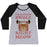 Virgin Teez  Baseball Tee Women's Tri-Blend Baseball Tee / small / Athletic Gray / Black I'M KITTEN SWOLE RIGHT MEOW WOMEN'S TRI-BLEND BASEBALL TEE