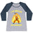 Virgin Teez  Baseball Tee Women's Tri-Blend Baseball Tee / small / Athletic Gray / Navy I'M KRILLIN THIS WORKOUT WOMEN'S TRI-BLEND BASEBALL TEE