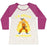 Virgin Teez  Baseball Tee Women's Tri-Blend Baseball Tee / small / Oatmeal / Berry I'M KRILLIN THIS WORKOUT WOMEN'S TRI-BLEND BASEBALL TEE