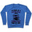 Virgin Teez  Pullover Crewneck Sweatshirt / x-small / Heathered Blue I'M MORE OF A PROTEIN SHAKE AND RUNNING SHOES KINDA OF GIRL CREWNECK SWEATSHIRT