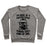 Virgin Teez  Pullover Crewneck Sweatshirt / x-small / Heathered Gray I'M MORE OF A PROTEIN SHAKE AND RUNNING SHOES KINDA OF GIRL CREWNECK SWEATSHIRT