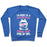 Virgin Teez  Pullover Crewneck Sweatshirt / x-small / Heathered Blue I'M MORE OF A PROTEIN SHAKE AND RUNNING SHOES KINDA OF GIRL CREWNECK SWEATSHIRT