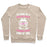 Virgin Teez  Pullover Crewneck Sweatshirt / x-small / Heathered Oatmeal I'M MORE OF A PROTEIN SHAKE AND RUNNING SHOES KINDA OF GIRL CREWNECK SWEATSHIRT