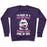 Virgin Teez  Pullover Crewneck Sweatshirt / x-small / Purple I'M MORE OF A PROTEIN SHAKE AND RUNNING SHOES KINDA OF GIRL CREWNECK SWEATSHIRT