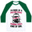 Virgin Teez  Baseball Tee Unisex Classic Baseball Tee / x-small / White/Dark Green I'M MORE OF A PROTEIN SHAKE AND RUNNING SHOES KINDA OF GIRL UNISEX CLASSIC BASEBALL TEE