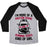 Virgin Teez  Baseball Tee Unisex Tri-Blend Baseball Tee / small / Athletic Gray / Black I'M MORE OF A PROTEIN SHAKE AND RUNNING SHOES KINDA OF GIRL UNISEX TRI-BLEND BASEBALL TEE
