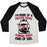 Virgin Teez  Baseball Tee Unisex Tri-Blend Baseball Tee / small / Oatmeal / Black I'M MORE OF A PROTEIN SHAKE AND RUNNING SHOES KINDA OF GIRL UNISEX TRI-BLEND BASEBALL TEE