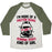 Virgin Teez  Baseball Tee Unisex Tri-Blend Baseball Tee / small / Oatmeal / Moss I'M MORE OF A PROTEIN SHAKE AND RUNNING SHOES KINDA OF GIRL UNISEX TRI-BLEND BASEBALL TEE