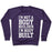 Virgin Teez  Pullover Crewneck Sweatshirt / x-small / Purple I'M NOT A BODY BUILDER, I'M BODY BUILT CREWNECK SWEATSHIRT