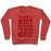 Virgin Teez  Pullover Crewneck Sweatshirt / x-small / Heathered Red I'M NOT A BODY BUILDER, I'M BODY BUILT CREWNECK SWEATSHIRT