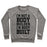 Virgin Teez  Pullover Crewneck Sweatshirt / x-small / Heathered Gray I'M NOT A BODY BUILDER, I'M BODY BUILT CREWNECK SWEATSHIRT