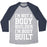 Virgin Teez  Baseball Tee Unisex Tri-Blend Baseball Tee / small / Athletic Gray / Navy I'M NOT A BODY BUILDER, I'M BODY BUILT UNISEX TRI-BLEND BASEBALL TEE