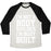 Virgin Teez  Baseball Tee Unisex Tri-Blend Baseball Tee / small / Oatmeal / Black I'M NOT A BODY BUILDER, I'M BODY BUILT UNISEX TRI-BLEND BASEBALL TEE