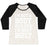 Virgin Teez  Baseball Tee Women's Tri-Blend Baseball Tee / small / Oatmeal / Black I'M NOT A BODY BUILDER, I'M BODY BUILT WOMEN'S TRI-BLEND BASEBALL TEE