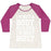 Virgin Teez  Baseball Tee Women's Tri-Blend Baseball Tee / small / Oatmeal / Berry I'M NOT A BODY BUILDER, I'M BODY BUILT WOMEN'S TRI-BLEND BASEBALL TEE