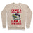 Virgin Teez  Pullover Crewneck Sweatshirt / x-small / Heathered Oatmeal I'M NOT A GYM RAT! I AM A GYM EAGLE CREWNECK SWEATSHIRT