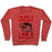 Virgin Teez  Pullover Crewneck Sweatshirt / x-small / Heathered Red I'M NOT A GYM RAT! I AM A GYM EAGLE CREWNECK SWEATSHIRT