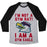 Virgin Teez  Baseball Tee Unisex Tri-Blend Baseball Tee / small / Athletic Gray / Black I'M NOT A GYM RAT! I AM A GYM EAGLE UNISEX TRI-BLEND BASEBALL TEE