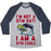 Virgin Teez  Baseball Tee Unisex Tri-Blend Baseball Tee / small / Athletic Gray / Navy I'M NOT A GYM RAT! I AM A GYM EAGLE UNISEX TRI-BLEND BASEBALL TEE