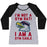 Virgin Teez  Baseball Tee Women's Tri-Blend Baseball Tee / small / Athletic Gray / Black I'M NOT A GYM RAT! I AM A GYM EAGLE WOMEN'S TRI-BLEND BASEBALL TEE