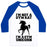 Virgin Teez  Baseball Tee Unisex Classic Baseball Tee / x-small / White/Blue I'M NOT A GYM RAT I'M A GYM UNICORN UNISEX CLASSIC BASEBALL TEE