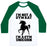 Virgin Teez  Baseball Tee Unisex Classic Baseball Tee / x-small / White/Dark Green I'M NOT A GYM RAT I'M A GYM UNICORN UNISEX CLASSIC BASEBALL TEE