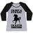 Virgin Teez  Baseball Tee Women's Tri-Blend Baseball Tee / small / Athletic Gray / Black I'M NOT A GYM RAT I'M A GYM UNICORN WOMEN'S TRI-BLEND BASEBALL TEE