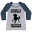 Virgin Teez  Baseball Tee Women's Tri-Blend Baseball Tee / small / Athletic Gray / Navy I'M NOT A GYM RAT I'M A GYM UNICORN WOMEN'S TRI-BLEND BASEBALL TEE