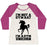 Virgin Teez  Baseball Tee Women's Tri-Blend Baseball Tee / small / Oatmeal / Berry I'M NOT A GYM RAT I'M A GYM UNICORN WOMEN'S TRI-BLEND BASEBALL TEE