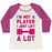 Virgin Teez  Baseball Tee Women's Tri-Blend Baseball Tee / small / Oatmeal / Berry I'M NOT A PLAYER WOMEN'S TRI-BLEND BASEBALL TEE