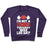 Virgin Teez  Pullover Crewneck Sweatshirt / x-small / Purple I'M NOT A ZOMBIE, YESTERDAY WAS LEG DAY CREWNECK SWEATSHIRT