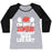 Virgin Teez  Baseball Tee Women's Tri-Blend Baseball Tee / small / Athletic Gray / Black I'M NOT A ZOMBIE, YESTERDAY WAS LEG DAY WOMEN'S TRI-BLEND BASEBALL TEE