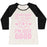 Virgin Teez  Baseball Tee Women's Tri-Blend Baseball Tee / small / Oatmeal / Black I'M NOT GOOD FOR A GIRL I'M JUST GOOD SOCCER WOMEN'S TRI-BLEND BASEBALL TEE