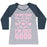 Virgin Teez  Baseball Tee Women's Tri-Blend Baseball Tee / small / Athletic Gray / Navy I'M NOT GOOD FOR A GIRL I'M JUST GOOD SOCCER WOMEN'S TRI-BLEND BASEBALL TEE