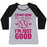 Virgin Teez  Baseball Tee Women's Tri-Blend Baseball Tee / small / Athletic Gray / Black I'M NOT GOOD FOR A GIRL I'M JUST GOOD SOFTBALL WOMEN'S TRI-BLEND BASEBALL TEE