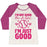 I'M NOT GOOD FOR A GIRL I'M JUST GOOD SOFTBALL WOMEN'S TRI-BLEND BASEBALL TEE
