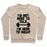 Virgin Teez  Pullover Crewneck Sweatshirt / x-small / Heathered Oatmeal I'M NOT HERE TO TALK I'M HERE TO SQUAT CREWNECK SWEATSHIRT