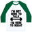 Virgin Teez  Baseball Tee Unisex Classic Baseball Tee / x-small / White/Dark Green I'M NOT HERE TO TALK I'M HERE TO SQUAT UNISEX CLASSIC BASEBALL TEE