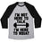 Virgin Teez  Baseball Tee Unisex Tri-Blend Baseball Tee / small / Athletic Gray / Black I'M NOT HERE TO TALK I'M HERE TO SQUAT UNISEX TRI-BLEND BASEBALL TEE