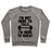 Virgin Teez  Pullover Crewneck Sweatshirt / x-small / Heathered Gray I'M NOT HERE TO TALK I'M HERE TO SWEAT CREWNECK SWEATSHIRT
